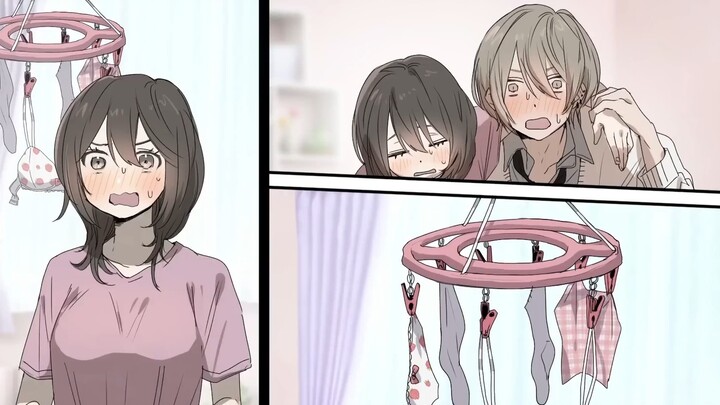 [Comic with audio/Chinese subtitles] After visiting my childhood sweetheart who was injured and mock