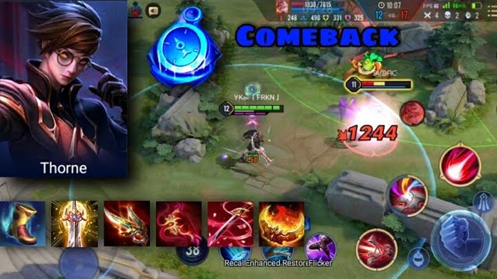 Thorne Gameplay Carry The Team | Arena of Valor | AoV | Liên Quân Mobile | RoV | 傳税對決