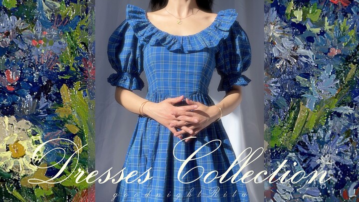 ● Bộ sưu tập váy ● Phong cách vintage lãng mạn, không cần thêm phụ kiện đã có sẵn không khí, đặc biệ