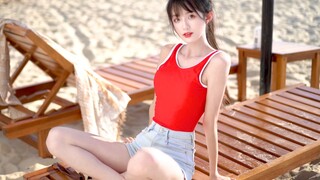 沙 滩 美 女⚡️叮 叮 当 当⚡️