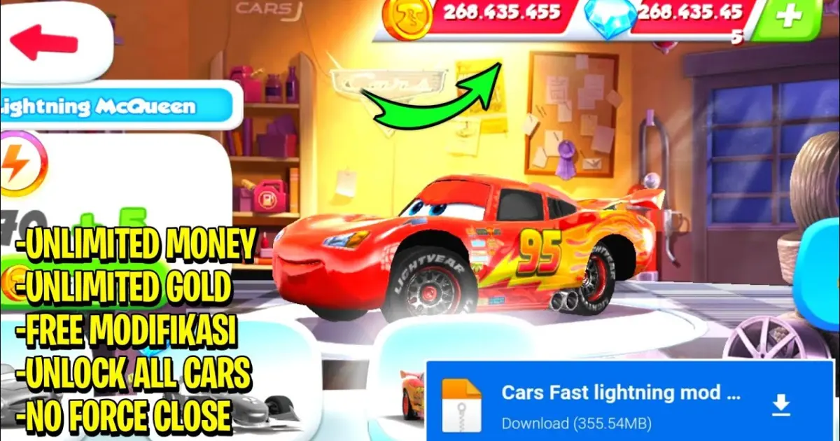 Cars fast as lightning mod apk terbaru Unlimited money - Bilibili