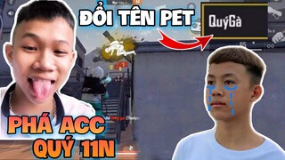 (FreeFire) Đột Nhập Acc Quý11N Troll Đổi Tên Pet Xem Phản Ứng Của Quý Và Cái Kết