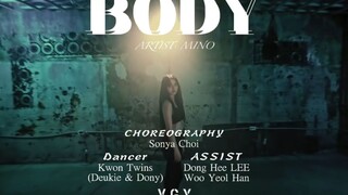 SONYA+权氏兄弟超强BODY（MINO）编舞公开，帅哥美女太养眼了【YGX】