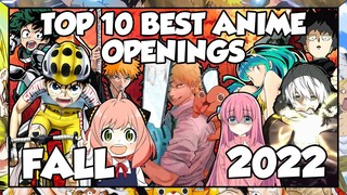 RANKING THE TOP 10 BEST ANIME OPENINGS OF FALL 2022