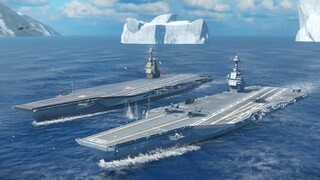 Modern Warships: USS ENTERPRISE CVN-80 in action.