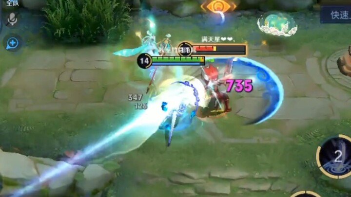 Dari lane bawah terbang ke lane atas hanya dalam dua detik? Luna ini benar-benar seperti dewa!