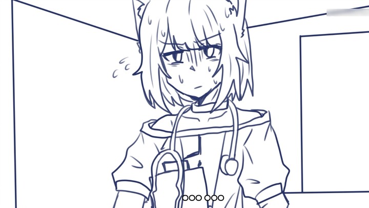 [Arknights Sand Sculpture Handwriting] When Yinhui used Chuxue's shampoo by mistake, Yinhui's shampo