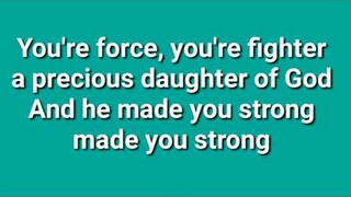 Strong lyrics by: McKenna Hixson #strong