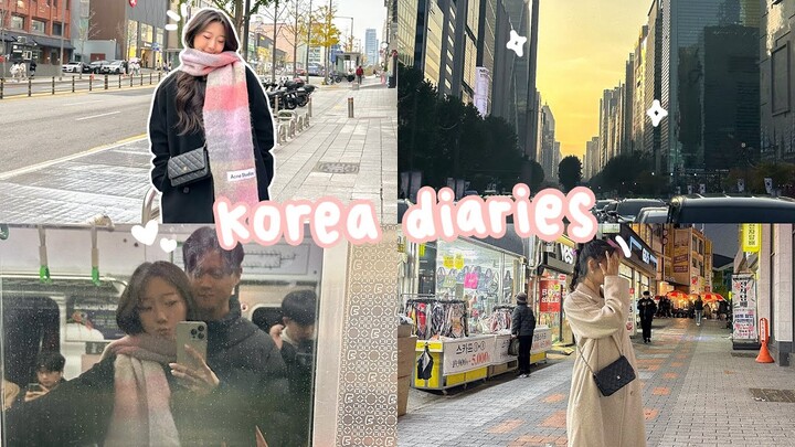 korea diaries | shopping in seoul, eating korean street food, bar hopping, nights in haeundae