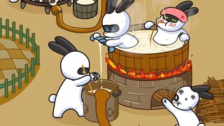 兔兔的豆腐脑，咸的还是甜的嘞？