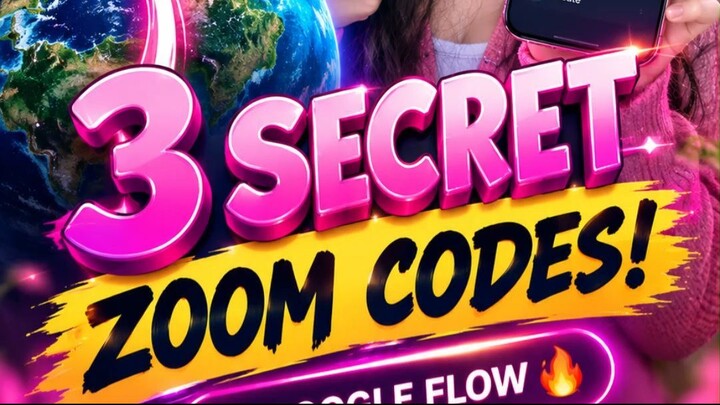Google Flow-এর 3 Secret Zoom Codes! Earth থেকে Space পর্যন্ত Cinematic AI Effect