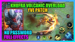 Khufra Collector Skin Script NO PASSWORD | Volcanic Overlord Script Full Effect with Voice ABC File