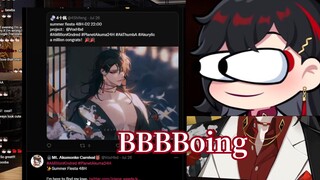 【Vox/切熟】如何用同人图讨得老恶魔的欢心？