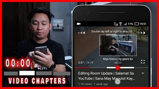 Bagong YouTube Chapter Timestamp Feature Paano Maglagay Sa Video Nyo
