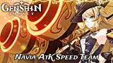 Genshin Impact - Navia ATK Speed Team
