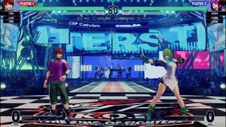 KOF15　世界１位アテナvs覇者クリス　最後の展開がすごすぎる…これぞKOF