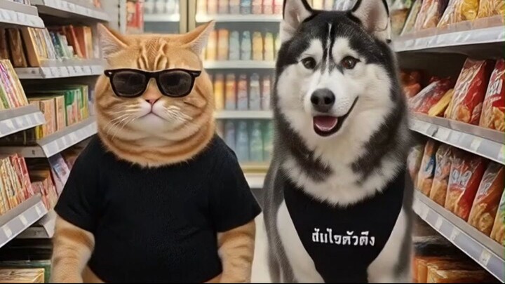 ส้มไซสมัครงานร้านสะดวกซื้อ แต่วันแรกกินของหมดร้าน! 🤣🐺🏪