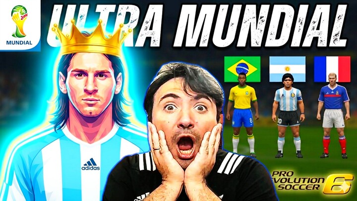 ¡EL ULTRA MUNDIAL DE PES 6! 🏆 MESSI vs. Selecciones CLÁSICAS Y normales 🐐