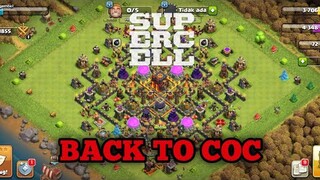 KEMBALI KE GAME COC | INILAH TIPS CARA BOBOL TH 9 DENGAN PASUKAN TH 8 - Super Cell