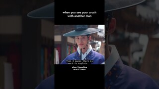 how awkward.... #shorts #kocowa #moonshine #byeonwooseok #yooseungho #kdrama #kdramashorts