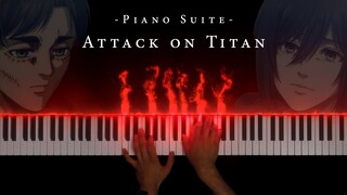Attack on Titan Piano Suite - The End of Attack on Titan (12 Songs Medley)