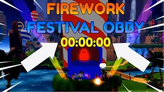 FIREWORK FESTIVAL OBBY COUNTDOWN (Final seconds || Sonic Speed Simulator)