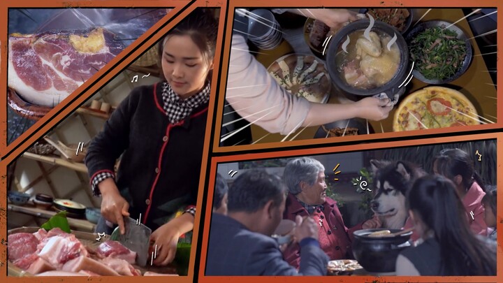 Annual pig feast: Various pig meals in Yunnan