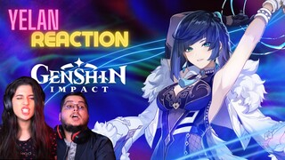 "Yelan: Shadow in the Rain" | REACTION | Genshin Impact | Character Demo | SIBLINGS React