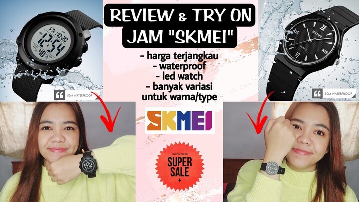 REVIEW JAM SKMEI 1426 DAN 1422 WATERPROOF CUMA 50RIBUAN