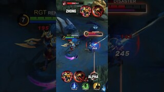 Alpha vs Zhong Counter items mlbb