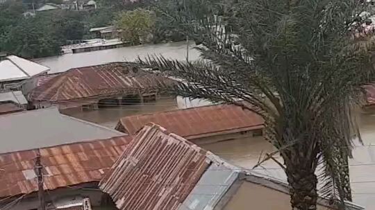 A strong flood in Nigeria