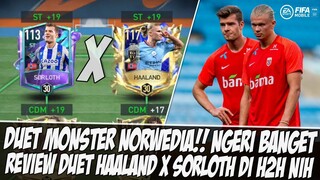 DUET MONSTER NORWEGIA!! HAALAND UTOTY X SORLOTH FANTASY 23 FIFA MOBILE | FIFA MOBILE INDONESIA