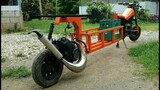 Turning a SCOOTER bike into longtail CARGO | DIY | Cargo bike | WELDING project | Wolangqueentv