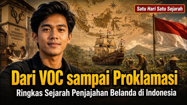 Dari VOC sampai Proklamasi: Ringkas Sejarah Penjajahan Belanda di Indonesia
