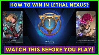 LETHAL NEXUS GAMEPLAY [RANK 1] | LETHAL NEXUS MOBILE LEGENDS