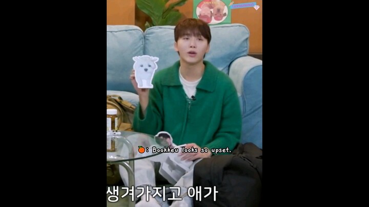 the reason why seungkwan choose bookkeu as his third survival item 😭 #seventeen #seungkwan