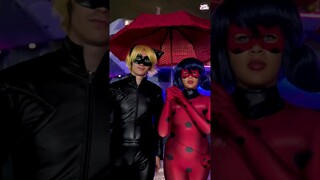 💖 The CUTEST Ladybug and Cat Noir Cosplays 🥰🐞#shorts