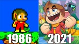 Evolution of Alex Kidd Games [1986-2021]
