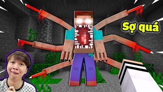 Minecraft VinhMC Dám Đi Vào Bên Trong Quỷ Herobrine 8 Tay 😱