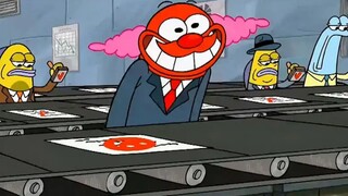 SpongeBob makes a "big transformation" for the clown, but he doesn't expect the clown to commit an "