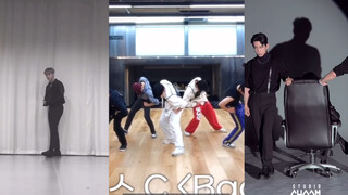 《bad》เปรียบเทียบสามหน้าจอ｜นักเต้นหลักของ SVT, นักเต้นหลักของ ATEEZ, กลุ่ม C ของ Peak Time