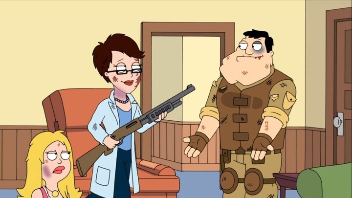 American Dad: Stan was attacked by his backup husband, they are a perfect match
