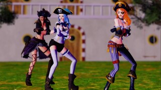 MMD One Piece girls - Hype Boy