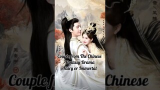 Couple from The Chinese Fantasy Drama Fairy or Immortal #cdrama #chinesedrama #zhaolusi #xukai