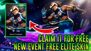 FULL TUTORIAL HOW TO CLAIM FREE PERMANENT BRUNO'S STREET FOOTBALL ELITE SKIN USING VPN - MLBB