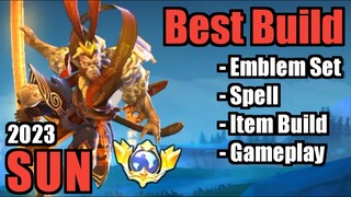 SUN BEST BUILD 2023 | TOP 1 GLOBAL SUN BUILD | SUN - MOBILE LEGENDS | MLBB