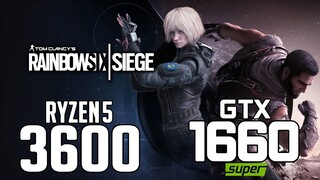 Rainbow Six Siege on Ryzen 5 3600 + GTX 1660 SUPER 1080p, 1440p benchmarks!