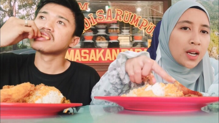 MAKAN NASI PADANG SUKARAJA RASANYA..