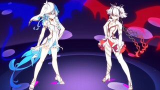 「今州龙凤 VS 黑海蝶花」【鸣潮/吊带袜天使】