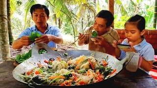 Ra Vườn Dở Lú Kiếm Mớ Tép Xào Hú Tiếu Ăn Thiệt Đã